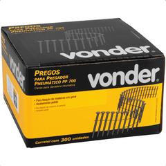 Prego Ardox 70 mm PP700 Polido 300 Peças Vonder