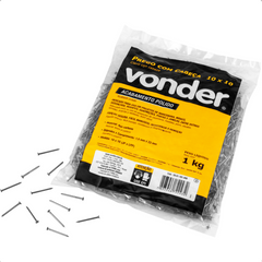 Prego com Cabeça 10 x 10 (7/8 x 17") Polido 1 Kg Vonder