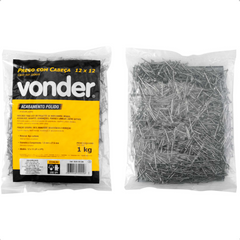 Prego com Cabeça 12 x 12" Polido 1 Kg Vonder