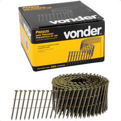 Prego Liso 64 mm PP700 Polido com 300 Vonder