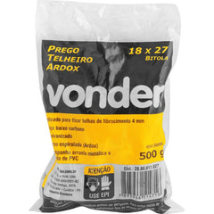 Prego telheiro 18x27 ardox galvanizado com 0,5 kg Vonder