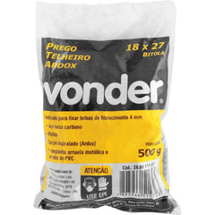 Prego telheiro 18x27 ardox polido com 0,5 kg Vonder