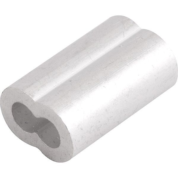 Prensa cabos em alumínio p/ cabos aço 3/32" c/ 100 pç Vonder