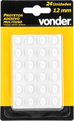 Protetor Adesivo Multiuso 12 mm com 24 peças Vonder