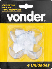 Protetor de Canto Tipo Redondo com 4 peças Vonder