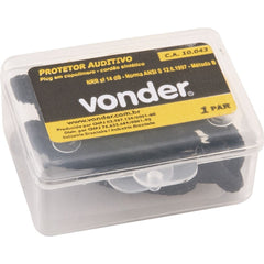 Protetor Auditivo Plug 14db Copolímero Cordão Ca10043 Vonder