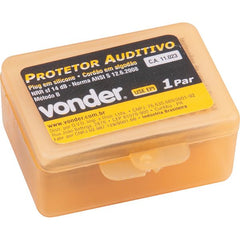 Protetor Auditivo Plug 14db Silicone Cordão Algodao Vonder