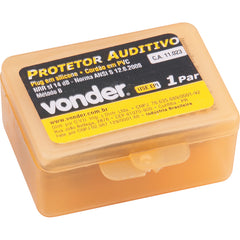 Protetor Auditivo Plug 14db Silicone Cordão Pvc Vonder