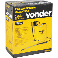Pulverizador Costal 2 Em 1 Manual ou Bateria 18L Vonder