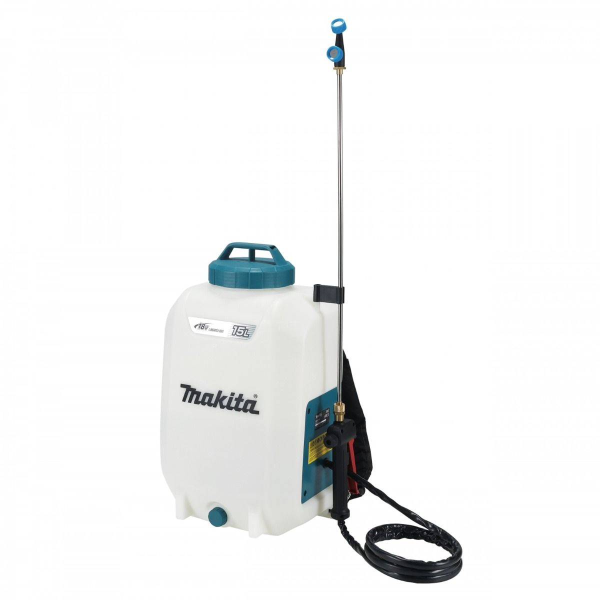 Pulverizador de Jardim 15L Sem Fio 18V IPX4 Resistência Água Dois Bicos DUS158Z Makita