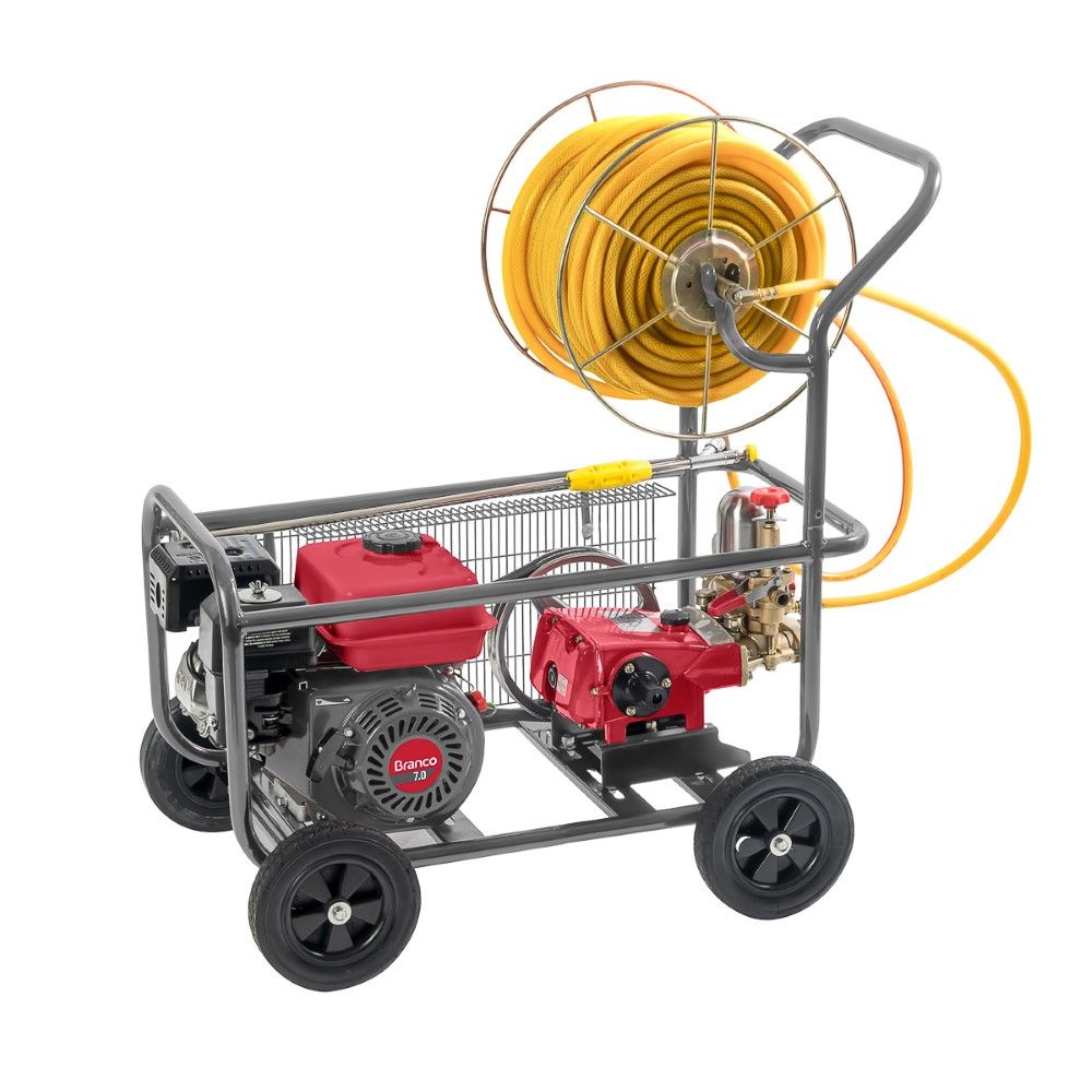 Pulverizador Estacionário 30-45L/min com Motor e Carrinho de Transporte BBP4565 Branco