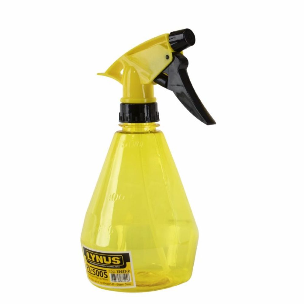 Pulverizador Plástico Manual Borrifador 500ml PL-500S Lynus - Guimepa