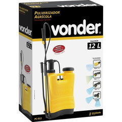 Pulverizador agrícola costal 12 litros Vonder