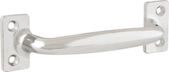 Puxador tipo alça 102mm metálico niquelado Vonder