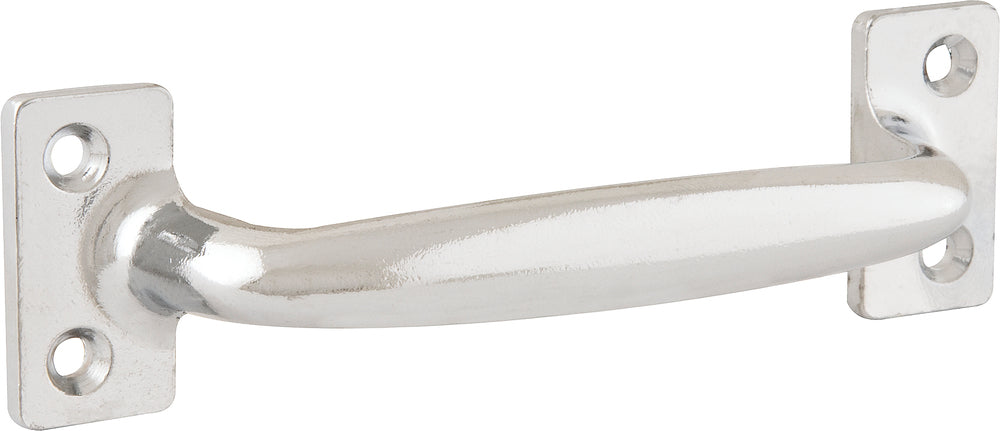 Puxador tipo alça 120mm metálico niquelado Vonder