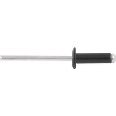 Rebite Alumínio Preto 3,2x12,0 com 100 peças - Nove54