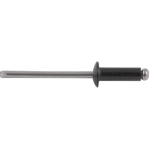 Rebite Alumínio Preto 3,2x12mm 312 com 1000 peças Vonder