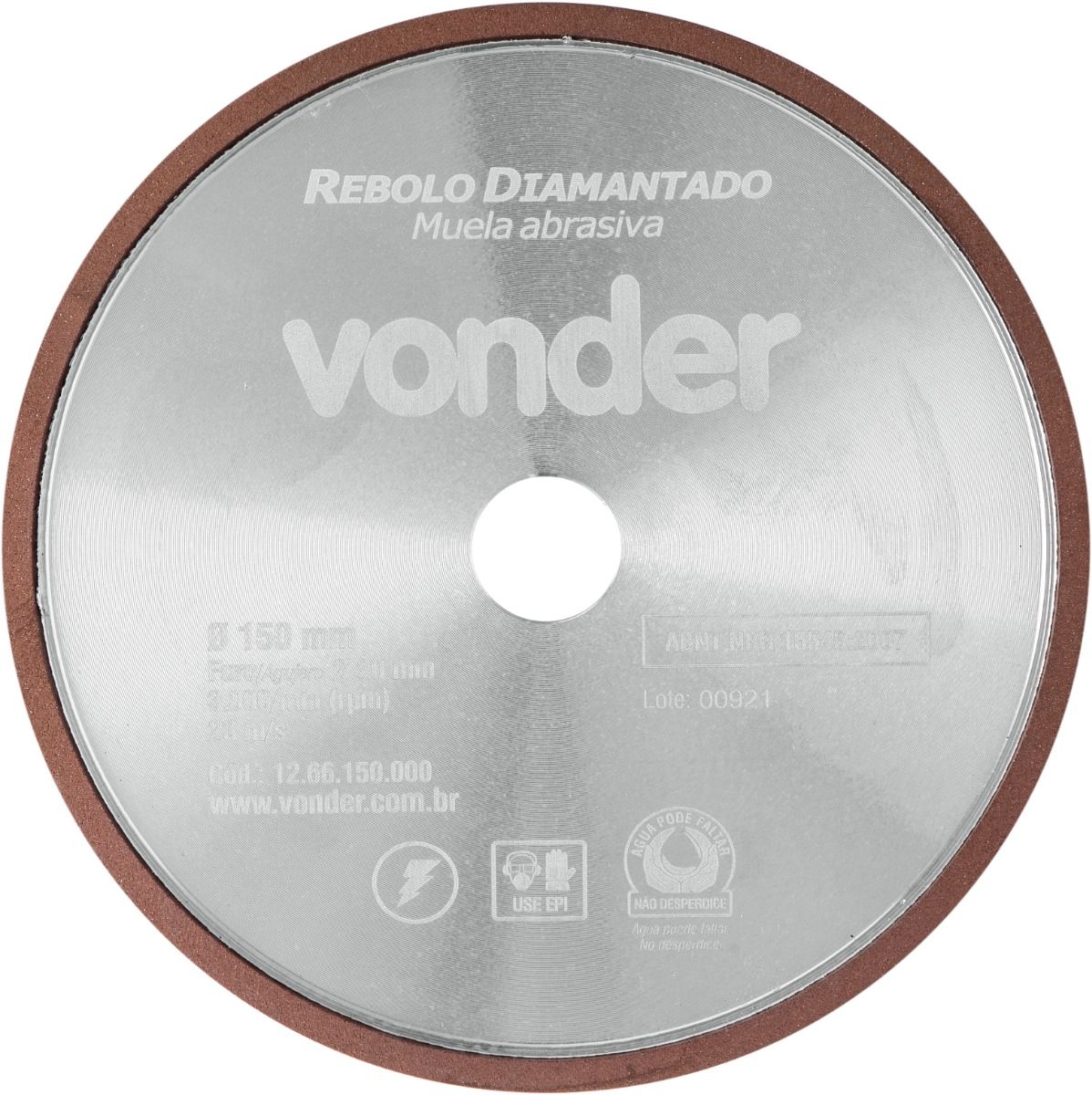 Rebolo Diamantado Para Af.Serras 150mm Vonder