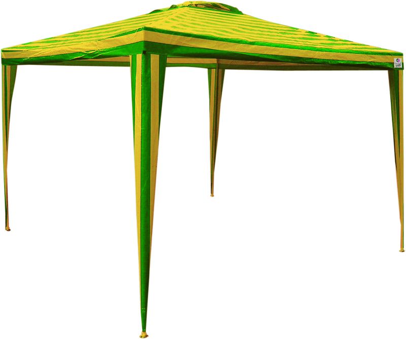 Tenda Gazebo Listr. 3,00 X 3,00 m Verde/Amarela - Bel Lazer