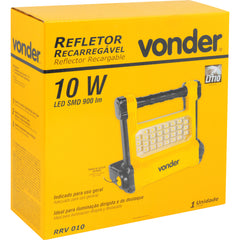 Refletor Recarregável Vonder Led Smd 10W RRV010