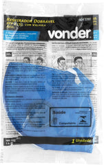 Respirador Dobrável c/ Válvula Pff2 Azul Vonder Plus