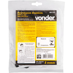 Respirador Descartável Rdv2101 Pff2 Branco s/ Válv Vonder