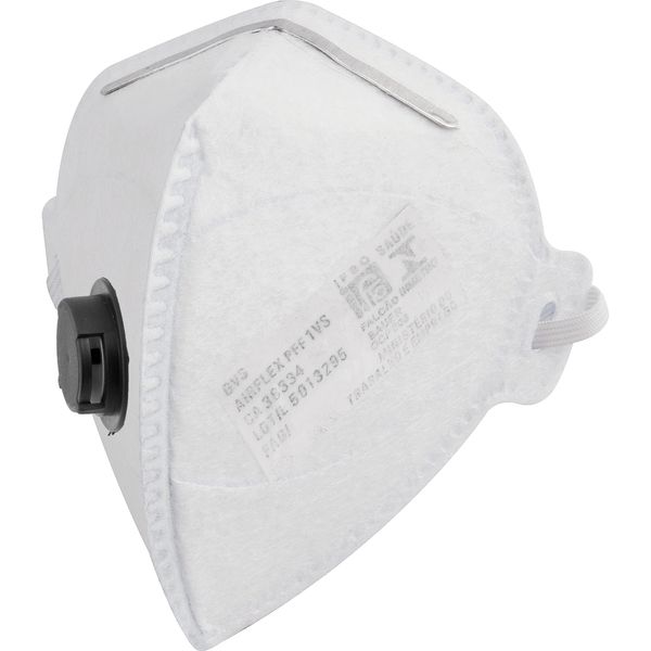Respirador Descartável Rdv2102 Pff1 Branco Dobrável Com Válv