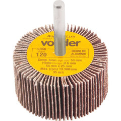 Roda de Lixa 50x25mm com Haste G120 Vonder