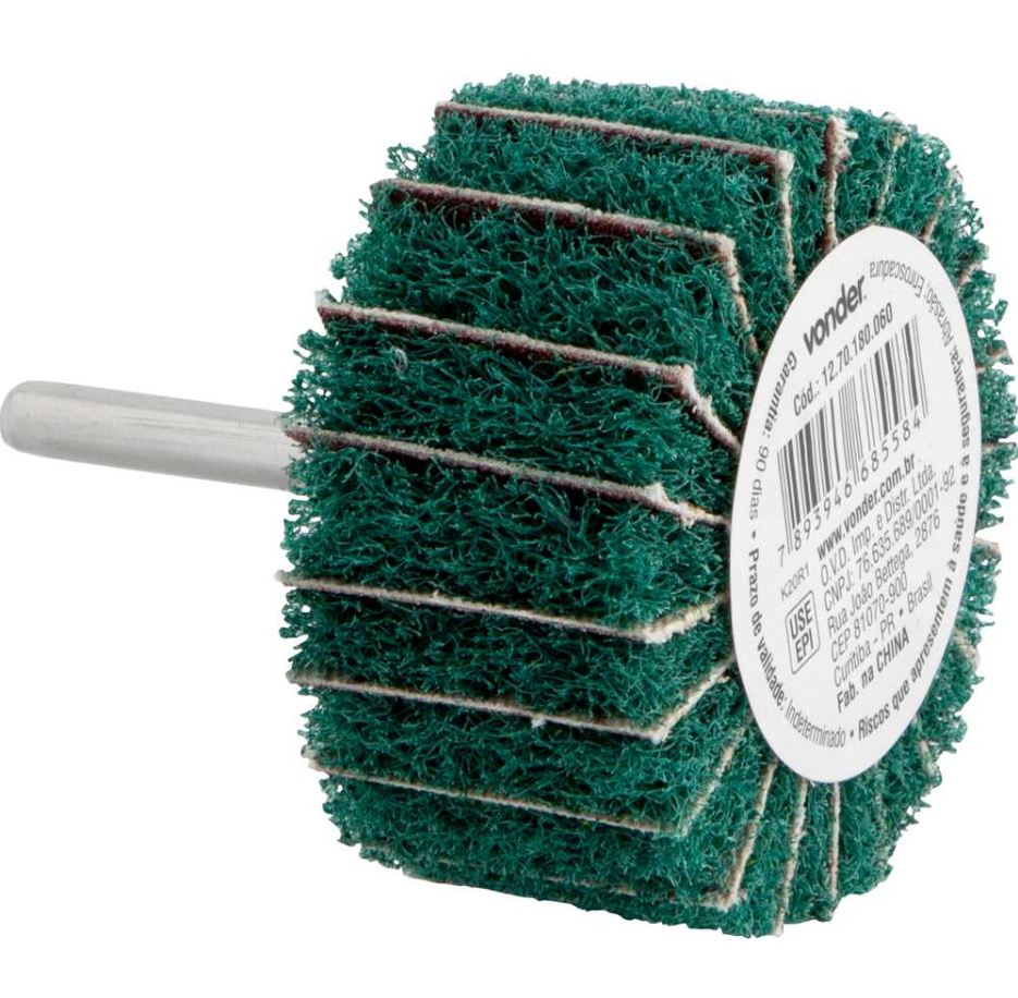 Roda Com Haste Remoção/Acabamento 80X50mm G180 Vonder
