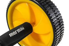 Roda De Exercícios Slide Wheel 33 X 14 Cm Amarelo/preto - Mo