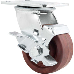 Rodizio Giratório com Freio 4'' Celeron Industrial Vonder