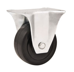Rodizio Fixo 2  Leve 25kg Borracha Preta Vonder