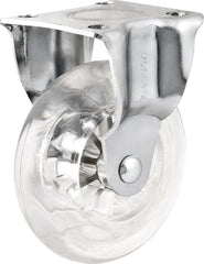 Rodizio Fixo 3 Leve 55 kg Poliuretano Transparente Vonder