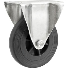 Rodizio fixo 5" para carrinho plástico 300kg - Nove54