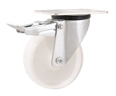 Rodizio giratório c/ freio 5" média 150kg nylon gf605 Vonder