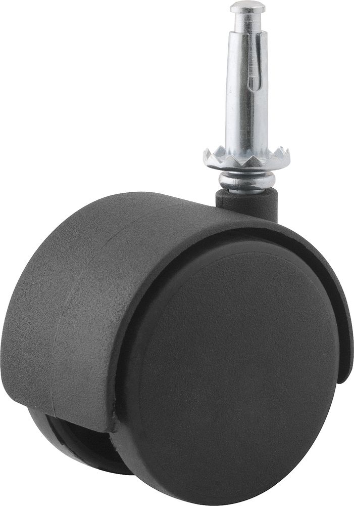 Rodizio Giratório Duplo 60mm 30kg Nylon Cone 8x38mm Vonder