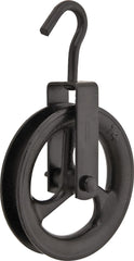 Roldana metálica 14cm com gancho 100kg - Vonder