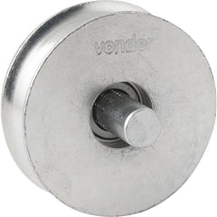 Roldana p/ Portão 2.1/2" Tipo U Aço Zincado R.Pino Vonder