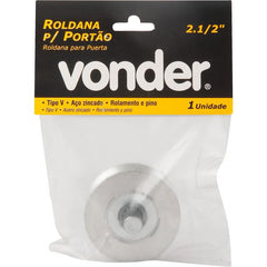 Roldana p/ Portão 2.1/2" Tipo V Aço Zincado R.Pino Vonder