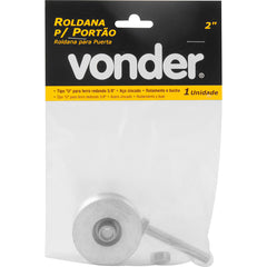Roldana para Portão 2" Tipo U Aço Zincado R.Bucha Vonder