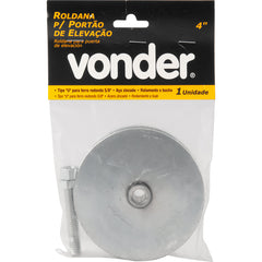 Roldana para Portão 4" Tipo U Aço Zincado R.Bucha Vonder