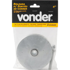 Roldana p/ Portão 4"Tipo U Aço Zincado C.C R.Bucha Vonder