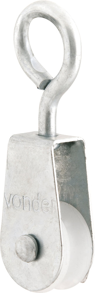 Roldana plástica 2cm com olhal 10kg Vonder