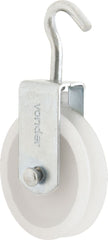 Roldana Plástica 4cm Gancho 15 kg Vonder