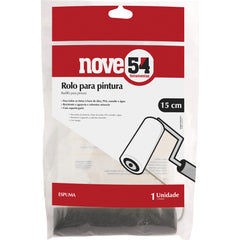Rolo para pintura espuma 15cm com suporte - Nove54
