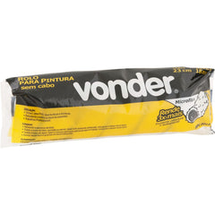Rolo Pintura Microfibra 23cm Antirrespingo s/ Suporte Vonder