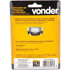 Saca Terminal De Baterias Com 2 Garras Vonder