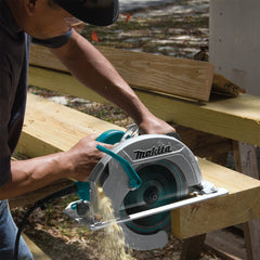 Serra Circular 270Mm Industrial 2000W Com Guia Reta Lâmina Chave Allen HS0600 127V Makita