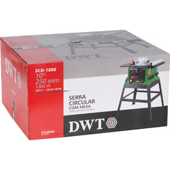 Serra Circular com Mesa 10'' Scd 1800 220V DWT
