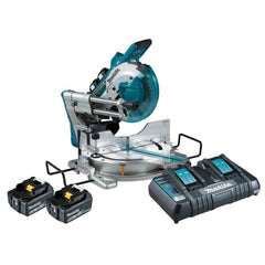 Serra Circular de Esquadria 255Mm Com AWS 2 Baterias Carregador Maleta DLS111PT2U 127V Makita